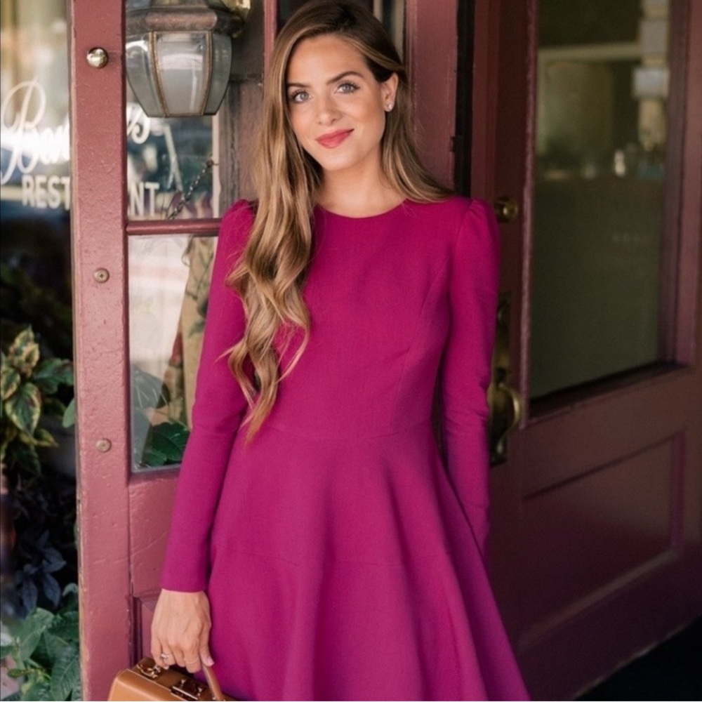 Gal Meets Glam Celeste Fit and Flare Dress Size 4 - Picture 3 of 9